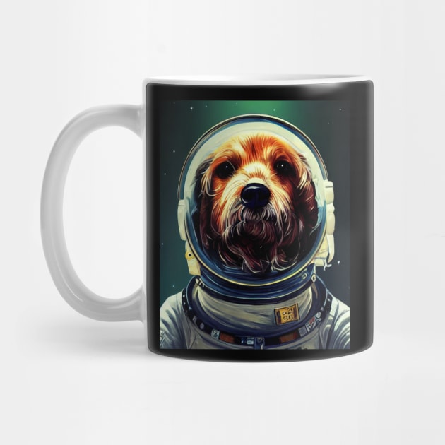 Space Dog In Astronaut Costume by CreativeDesignsx